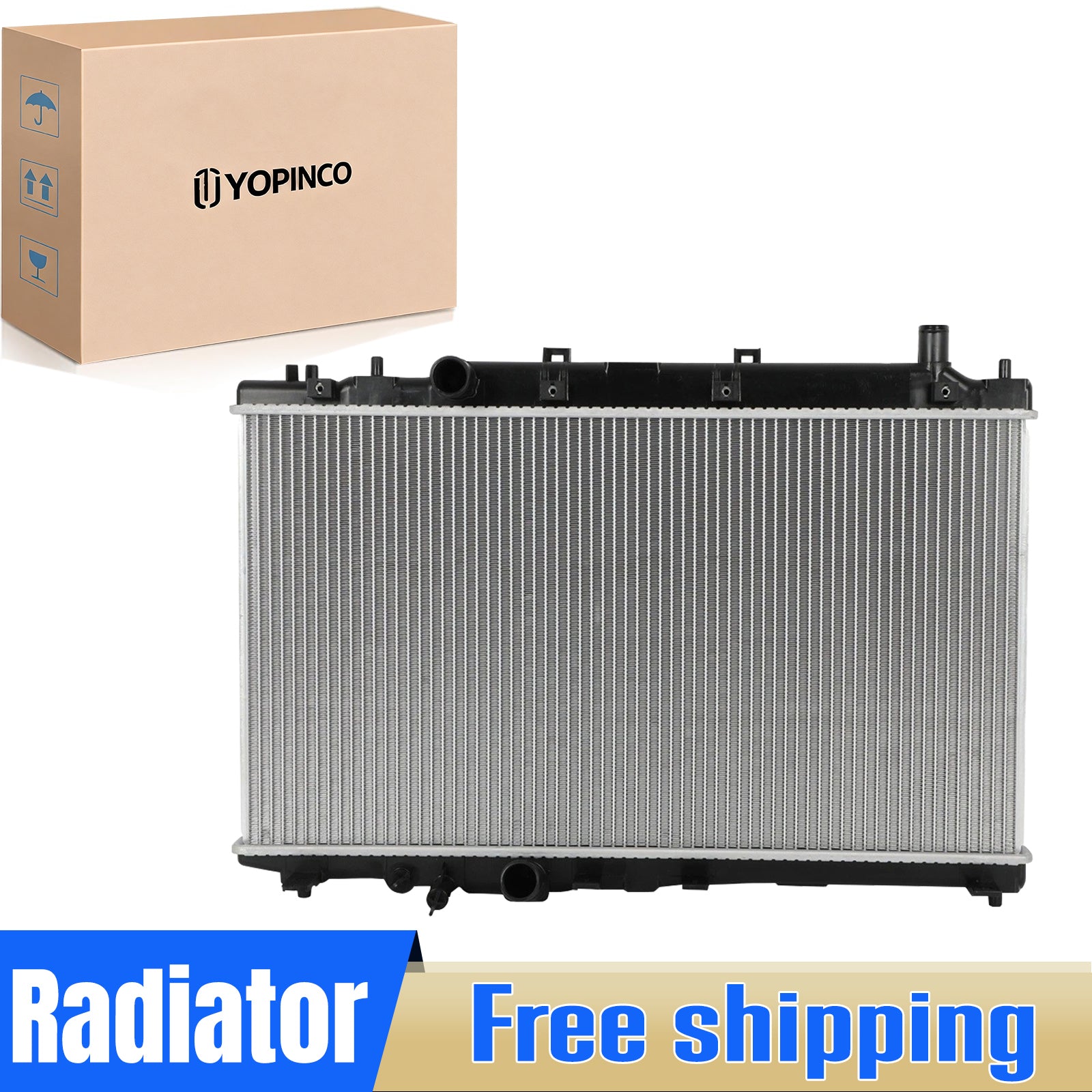 13539 Radiator For 2016 2017 2018 2019 2020 2021 2022 Honda HR-V HRV 1.8L EX LX